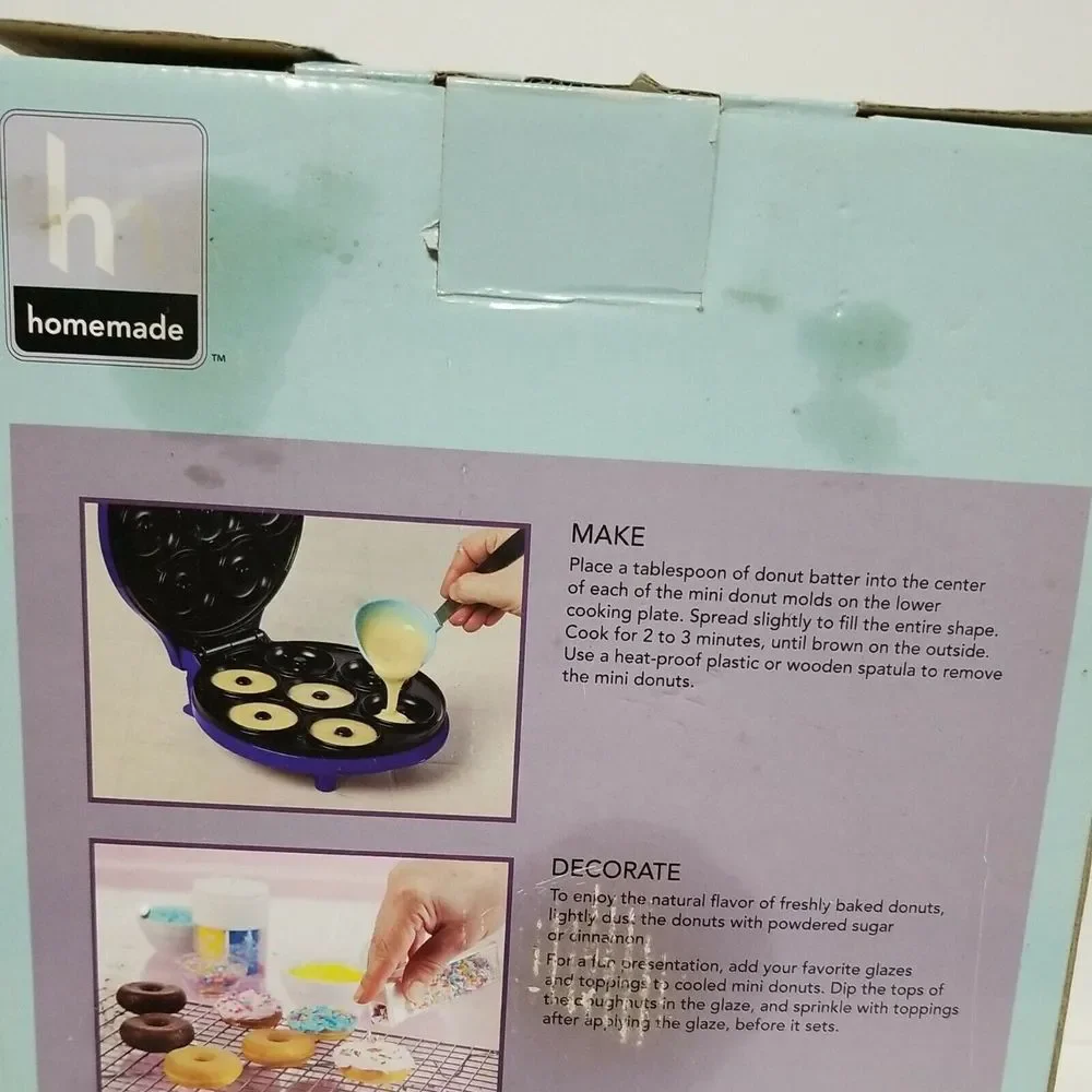 Sensio HOMEMADE ELECTRIC MINI‎ DONUT MAKER MAKER - NEW IN BOX